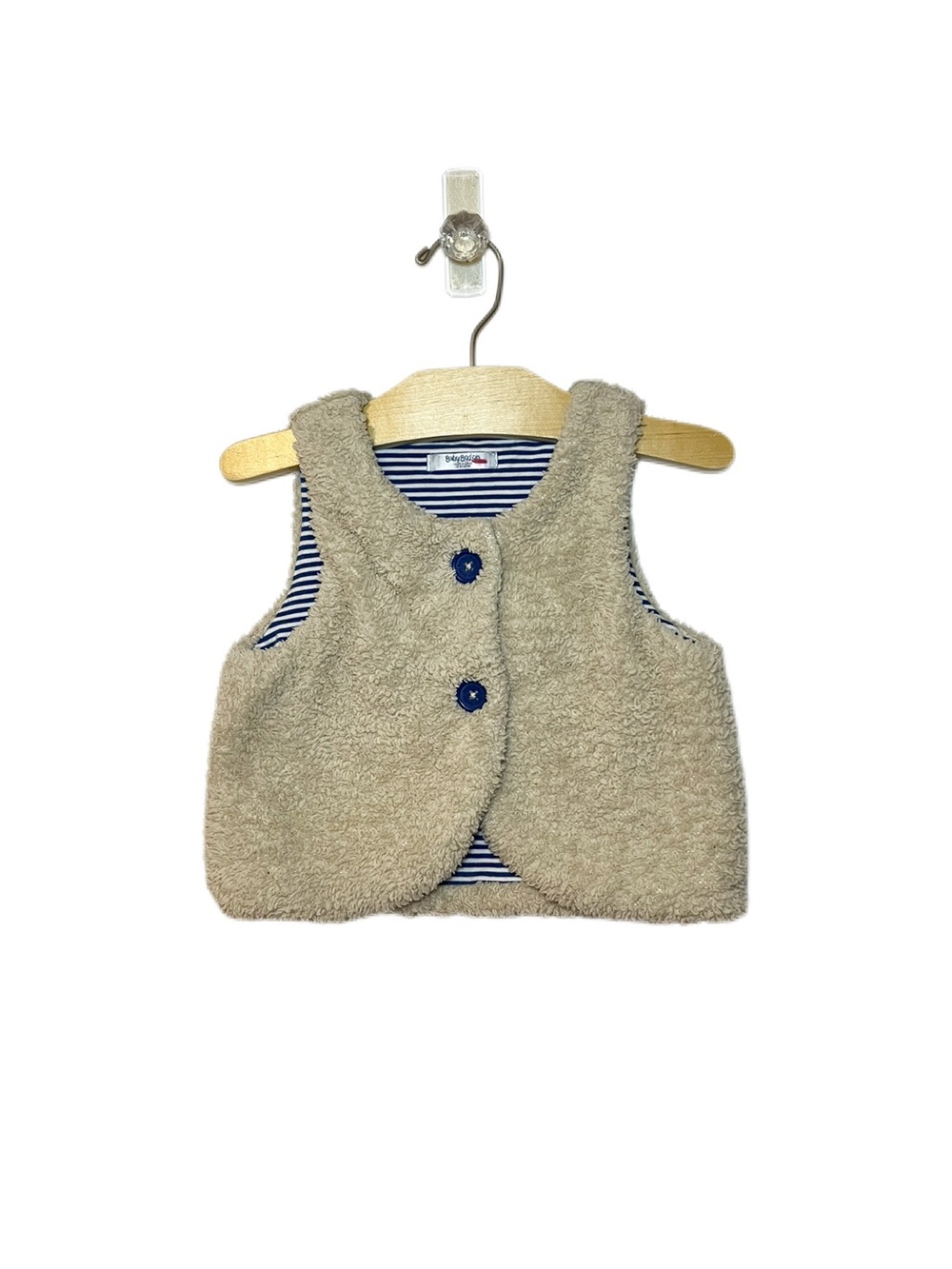 Baby Boden 18-24m Fuzzy Lined Vest